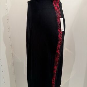 Badgley Mischka Black Pencil Skirt